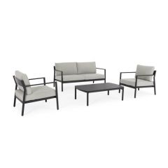 Bizzotto Sirius Σετ Σαλόνι Εξωτερικού Χώρου Ανθρακί 157,5x79,5x78