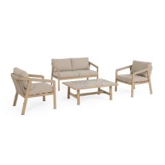 Bizzotto Kalimera Desert Kd Sofa Set4 W-Cush A 64a - 73b - 78h - 45h1 - 61h2 - 69h3 / B 122a - 73b - 78h - 45h1 - 61h2 - 69h3 / C 106a - 73b - 38h