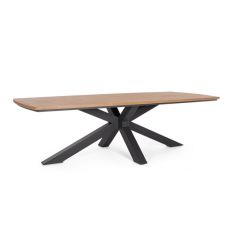 Bizzotto Zelmar Τραπέζι Φαγητού Εξωτερικού Χώρου Ανθρακί/Natural 260x118x75,5