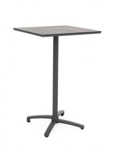 Bizzotto Claret Τραπέζι Φαγητού Εξωτερικού Χώρου Ανθρακί 70x70x110