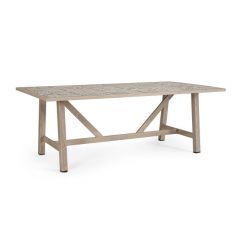 Bizzotto Kalimera Timber Table 206X106 206a - 106b - 75h