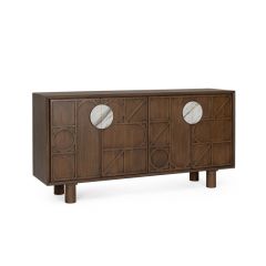 Bizzotto Hemming Μπουφές Ξύλινος Καφέ 160x40x80