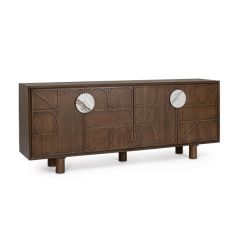 Bizzotto Hemming Μπουφές Ξύλινος Καφέ 200x40x80