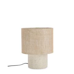 Bizzotto Donda Επιτραπέζιο Φωτιστικό Τερακότα Μπεζ Ø28x34