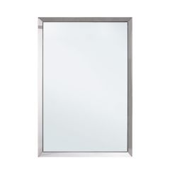 Bizzotto Hockney Καθρέπτης Τοίχου Μεταλλικός Ασημί 80x4x120 Εκ.