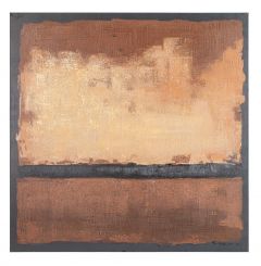 Bizzotto Bandy Πίνακας Σε Καμβά Καφέ 140x3,5x140