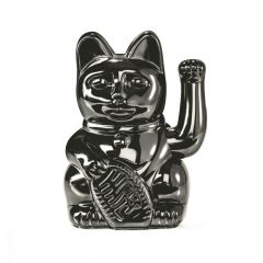 Donkey Διακοσμητική Γάτα Πλαστική Μαύρη Lucky Cat 8,5x10,5x15