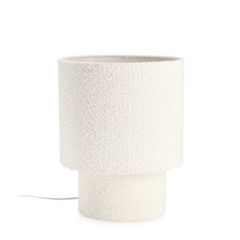 Bizzotto Radha Επιτραπέζιο Φωτιστικό Υφασμάτινο Μπουκλέ Μπεζ Ø31x39 Εκ.