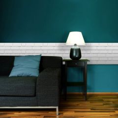 Ango White Bricks Μαλακά Πλακάκια Προστασίας Τοίχων 54731