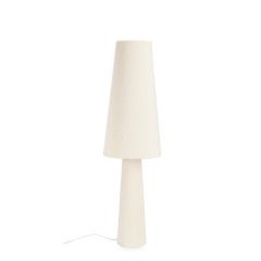 Bizzotto Radha Φωτιστικό Δαπέδου Υφασμάτινο Μπουκλέ Μπεζ Ø34x120 Εκ.