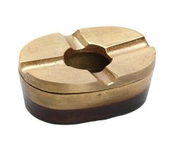 ESPIEL ΤΑΣΑΚΙ ΑΛΟΥΜΙΝΙΟΥ ΑΝΤΙΚΕ ΜΠΡΟΝΖΕ 11X8X5 ΚΩΔΙΚΟΣ: FLA215