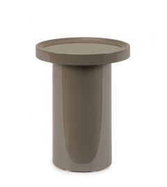 Bizzotto Otilia Βοηθητικό Τραπέζι Mdf Γκρι-Καφέ Ø40x50,5