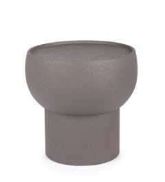 Bizzotto Alligator Βοηθητικό Τραπέζι Μεταλλικό Γκρι Ø41,5x40