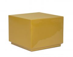 Bizzotto Amoda Τραπέζι Σαλονιού Μεταλλικό Ώχρα 41x41x30