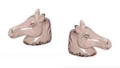 ESPIEL ΚΕΦΑΛΙ ΑΛΟΓΟΥ ΚΕΡΑΜΙΚΟ ΡΟΖ ΣΕΤ 2 ΤΕΜΑΧΙΩΝ 28,5Χ7,6Χ10,5 ΚΩΔΙΚΟΣ: CER691
