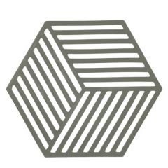 Zone Denmark Σουπλά Για Ζεστά Σκεύη Σιλικόνης 16x14 - Hexagon Olive Green