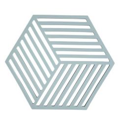 Zone Denmark Σουπλά Για Ζεστά Σκεύη Σιλικόνης 16x14 - Hexagon Fog Blue