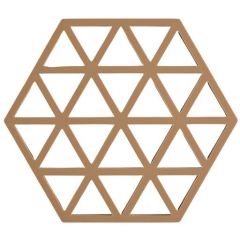 Zone Denmark Σουπλά Για Ζεστά Σκεύη Σιλικόνης 16x14 - Triangles Light Terracotta