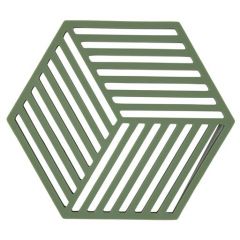 Zone Denmark Σουπλά Για Ζεστά Σκεύη Σιλικόνης 16x14 - Hexagon Grass