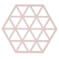 Zone Denmark Σουπλά Για Ζεστά Σκεύη Σιλικόνης 16x14 - Triangles Rose