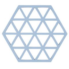 Zone Denmark Σουπλά Για Ζεστά Σκεύη Σιλικόνης 16x14 - Triangles Blue