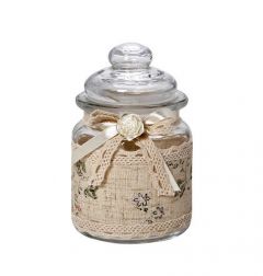 ESPIEL ΔΟΧΕΙΟ ΜΕ ΚΑΠΑΚΙ ΓΥΑΛΙΝΟ "ΔΑΝΤΕΛΑ" 8Χ12,5 ΚΩΔΙΚΟΣ: UNA204K4