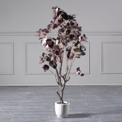 Supergreens Τεχνητό Δέντρο Φίκος Σε Γλάστρα Καφέ 138 Εκ.