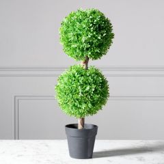 Supergreens Τεχνητό Φυτό Πύξος Διπλός Σε Γλάστρα 60 Εκ.