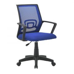 Click Καρέκλα Γραφείου Υφασμάτινη Μπλε  61x57x90/100 Κωδικός: 6-50-592-0017