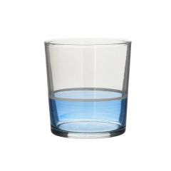 Click Ποτήρι Νερού Γυάλινο Μπλε Σετ 6 Τμχ 380 ml Κωδικός: 6-60-961-0092