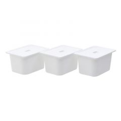 Click Κουτί Αποθήκευσης Πλαστικό Λευκό Σετ 3 Τμχ 40x30x23 Κωδικός: 6-70-794-0001