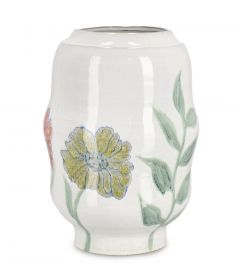 Bizzotto Sketchy Βάζο Κεραμικό Λευκό Ø29,5x41