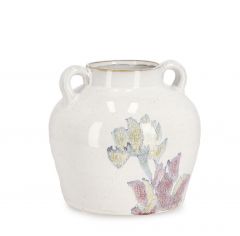 Bizzotto Sketchy Βάζο Κεραμικό Λευκό Ø22x20