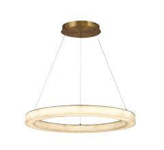 InLight Φωτιστικό Οροφής Led Με Εναλλαγή Χρώματος 3CCT Αλάβαστρο Φ60 Εκ. 6115-B