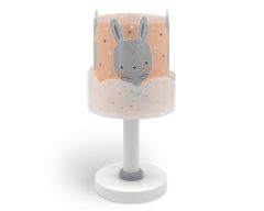 Ango Παιδικό Επιτραπέζιο Φωτιστικό Baby Bunny Σομόν 61151 S