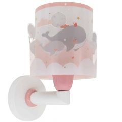Ango Παιδική Απλίκα Τοίχου Whale Dreams Pink 61179[S]
