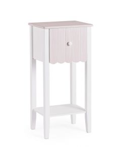 Bizzotto Fayel Κομοδίνο Mdf Λευκό 35x27x72