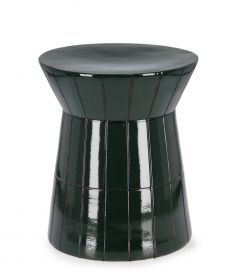 Bizzotto Abbes Βοηθητικό Τραπέζι Τερακότα Κυπαρισσί Ø38x45