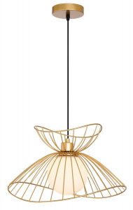 Viokef Φωτιστικό Οροφής Γυάλινο/Μεταλλικό Χρυσό Belinda 4275101