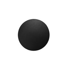 Viokef Απλίκα Εξωτερικού Χώρου LED Αλουμινίου Μαύρη Round Smooth 4285200