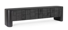 Bizzotto Sinnar Black Tv Cabinet 4Do 200a - 40b - 50h