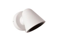 Viokef Απλίκα Τοίχου Led Μεταλλική Λευκή Enzo 4280900