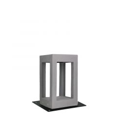 Viokef Στήλος Κήπου Led Τσιμεντένιος Γκρι Fasma 4290700