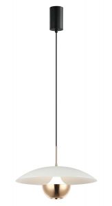 Viokef Φωτιστικό Οροφής Led Μεταλλικό Λευκό/Χρυσό Valia 4292301