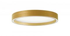 Viokef Πλαφονιέρα Led Μεταλλική Χρυσή Ø40 Vanessa 4292701-Dimmable