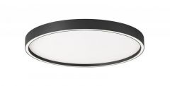 Viokef Πλαφονιέρα Led Μεταλλική Μαύρη Ø50 Vanessa 4292801-Dimmable