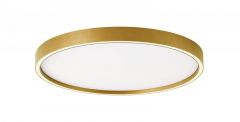 Viokef Πλαφονιέρα Led Μεταλλική Χρυσή Ø50 Vanessa 4292801-Dimmable