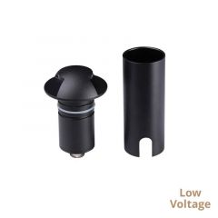 Viokef Χωνευτό Σποτ Εξωτερικού Χώρου Led Inox Μαύρο 2 Ways Rino 4293900