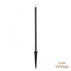 Viokef Χωνευτός Στήλος Κήπου Led Εξωτερικού Χώρου Μαύρος Ματ Bar 4293200