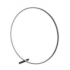 Viokef Φωτιστικό Δαπέδου Led Μεταλλικό Μαύρο 89,5 Εκ. Circle 4303000